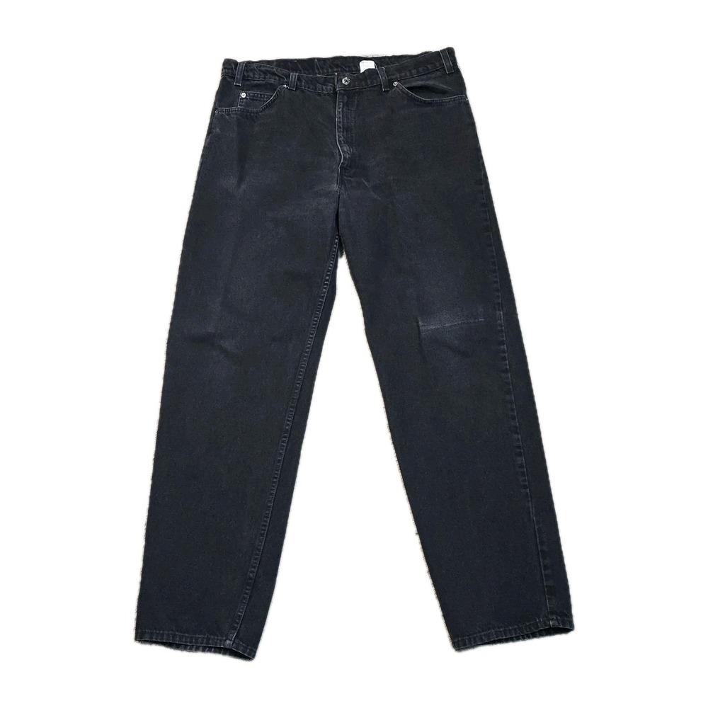 Vintage Levi's 553 White Tab Jeans Mens 40x34 38x34 Black 1997 USA Made Y2K 90s